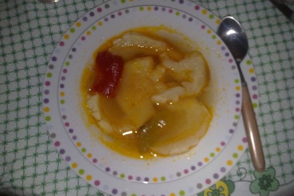 Foto de la receta de sopa de tomate con pan Receta de sopa de tomate con pan