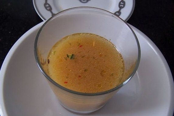 Foto de la receta de sopa de verduras con pollo Receta de sopa de verduras con pollo