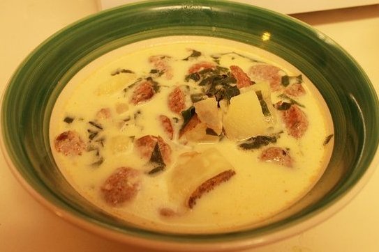 Foto de la receta de sopa toscana Receta de sopa toscana