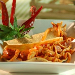 Foto de la receta de tacos de tinga poblana Receta de tacos de tinga poblana