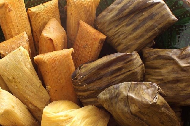 Foto de la receta de tamales de acelga Receta de tamales de acelga