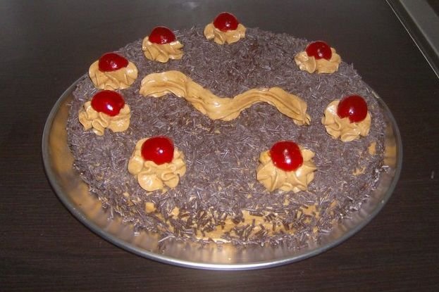 Foto de la receta de tarta de crema de moka Receta de tarta de crema de moka
