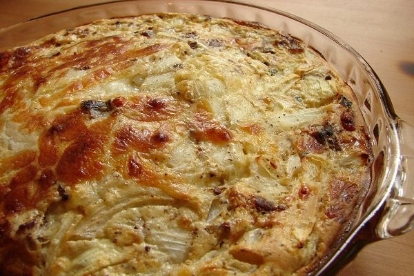 Foto de la receta de tarta salada fácil Receta de tarta salada fácil