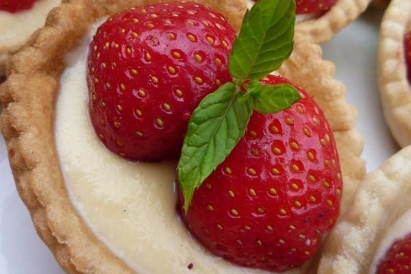 Foto de la receta de tartaletas de fresa Receta de tartaletas de fresa