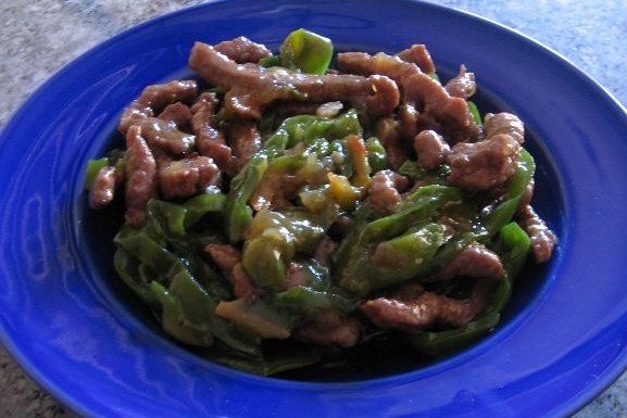 Foto de la receta de ternera con pimientos Receta de ternera con pimientos