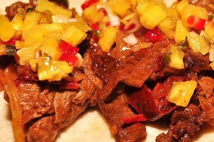 Foto de la receta de ternera con piña Receta de ternera con piña