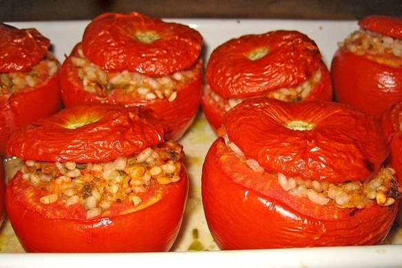 Foto de la receta de tomate relleno Receta de tomate relleno