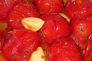 Foto de la receta de tomates confitados Receta de tomates confitados