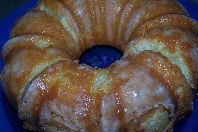 Foto de la receta de torta con glasé de limón Receta de torta con glasé de limón