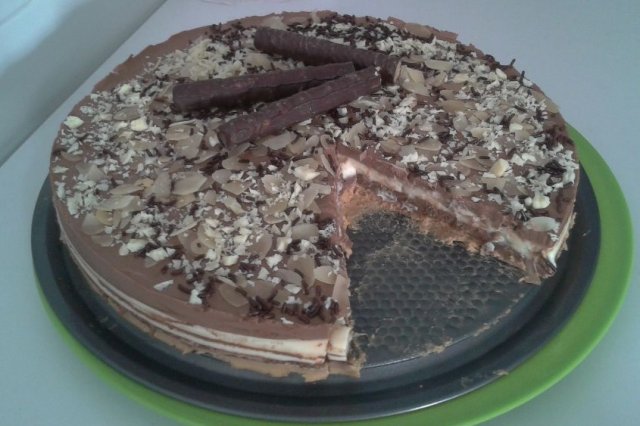 Foto de la receta de torta tres chocolates Receta de torta tres chocolates
