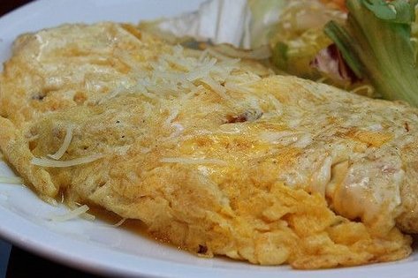 Foto de la receta de tortilla de jamón y queso Receta de tortilla de jamón y queso
