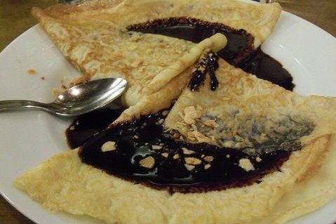 Foto de la receta de tortitas con chocolate Receta de tortitas con chocolate