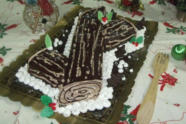 Foto de la receta de tronco de navidad Receta de tronco de navidad