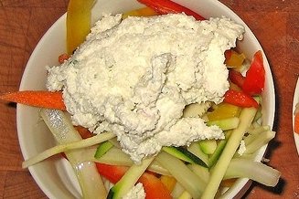 Foto de la receta de verduras con requesón Receta de verduras con requesón
