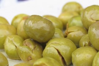 Receta de aceitunas partidas