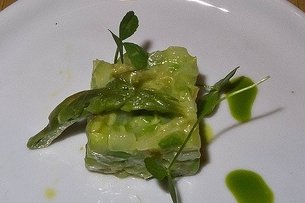 Receta de aguacate y cangrejo tartare