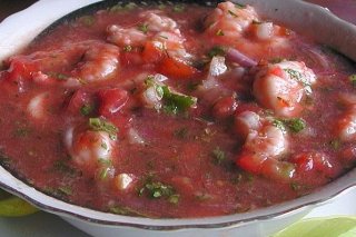 Receta de Aguachile de camarón