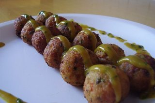 Receta de albóndigas de pollo con jamón