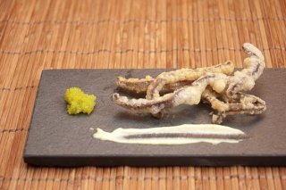 Receta de algas en tempura