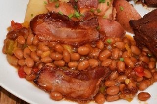 Receta de alubias con costilla