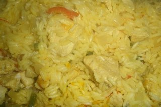 Receta de arroz árabe
