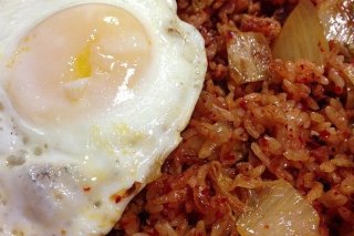Receta de arroz con huevo frito