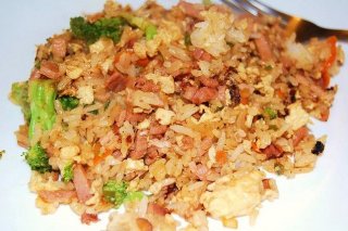 Receta de arroz con jamón cocido