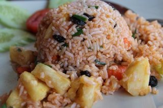 Receta de arroz con pasas y pollo