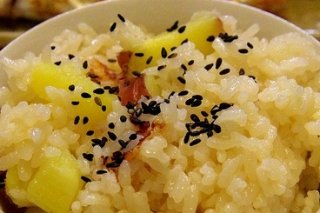 Receta de arroz con patatas y jamón