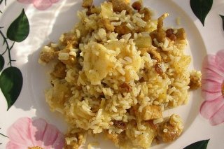 Receta de arroz con pechuga