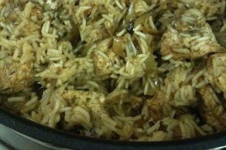 Receta de arroz con pinchitos