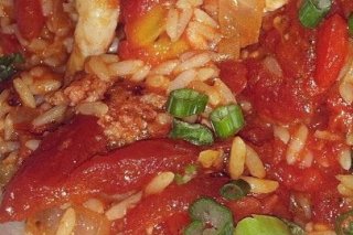 Receta de arroz con pollo y tomate
