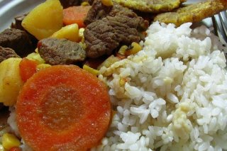 Receta de arroz con ternera y zanahorias