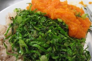 Receta de arroz con verduras al ajillo