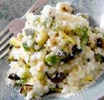 Receta de arroz con verduras y parmesano