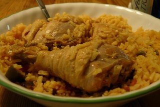 Receta de arroz con verduras y pollo