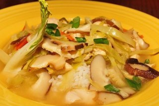 Receta de arroz con verduras y setas