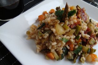 Receta de arroz con verduritas
