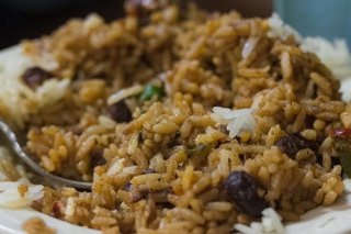 Receta de arroz integral con pasas