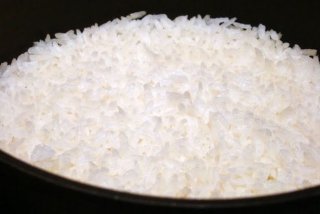 Receta de arroz japonés cocido