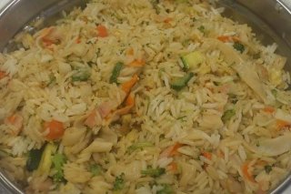 Receta de arroz semifrío