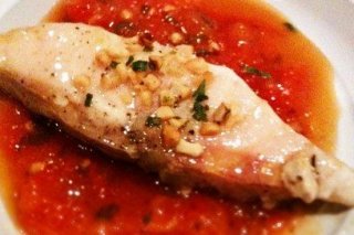 Receta de bacalao con tomate