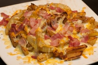 Foto de la receta de bacon & cheese fries Receta de bacon & cheese fries
