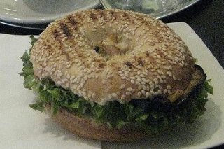 Receta de bagel vegetariano