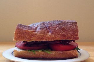 Receta de bocadillo de bacón