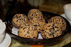 Receta de bolitas de sésamo