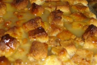 Receta de bread pudding