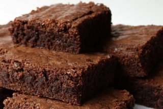 Receta de brownie de chocolate semi amargo