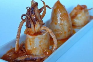 Receta de calamares en salsa marchigiana
