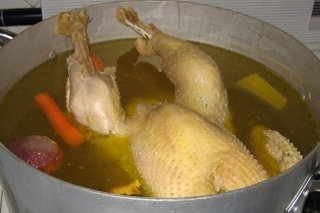 Receta de caldo de pollo con verduras